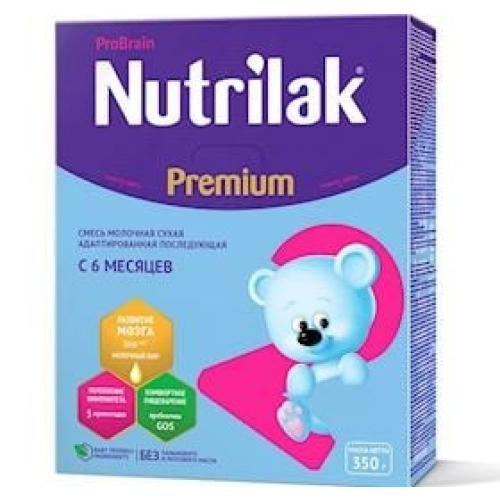 Quru südlü qatışıq Nutrilak Premium 2 (6-12 ay) 350 q