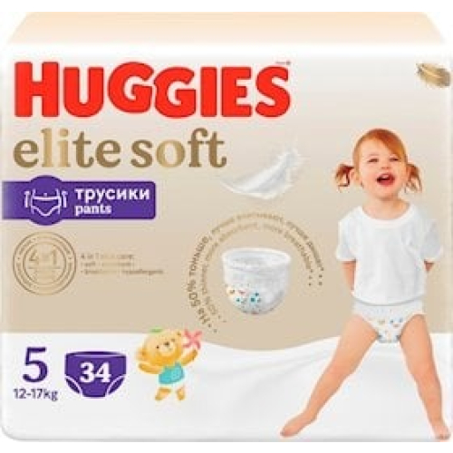 Uşaq bezi-tuman Huggies Elite Soft Pants N 5 12-17 kq 34 əd