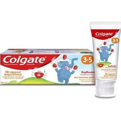 Uşaqlar üçün diş pastası Colgate Çiyələk ftor ilə 3-5 yaş arası 60 qr