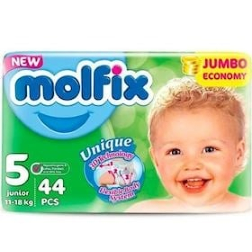 Uşaq bezi Molfix Jumbo Junior №5 11-18 kq 44 əd