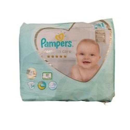 Uşaq bezi Pampers Premium Care №4 9-14 kq 34 əd 