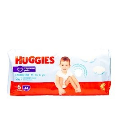 Oğlanlar üçün uşaq bezi-tuman Huggies Pants 6 15-25 kq 44 əd 