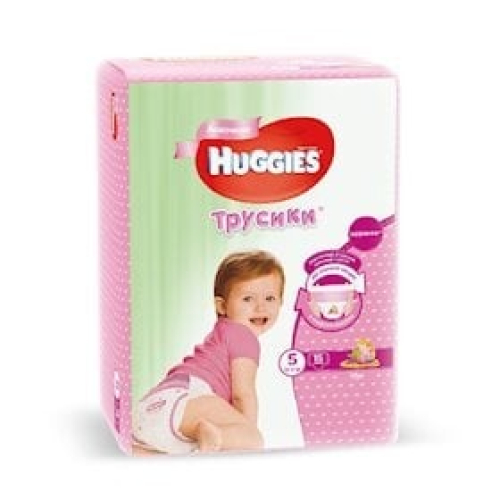 Qızlar üçün trusu-bezlər Huggies 5 15 əd