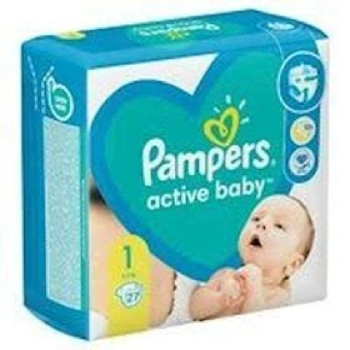 Uşaq bezləri Pampers New Baby-Dry Newborn 2-5 kq 94 əd