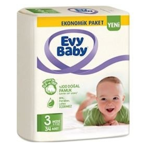 Bezlər körpələr üçün Evy Baby 3(5-9 kq), 30 əd 