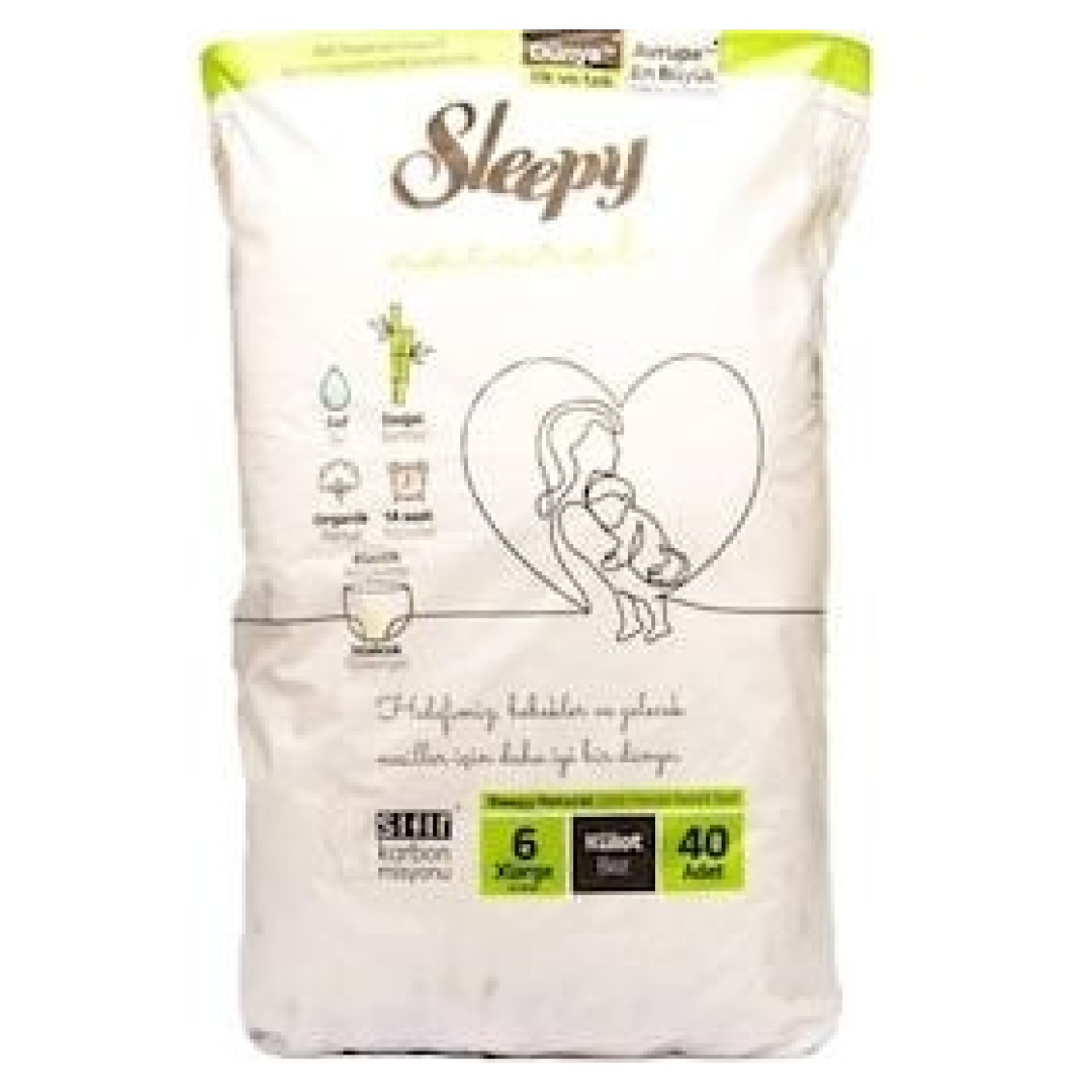 Uşaq üçün bez-tuman Sleepy 6(Junior Extra/XL),15+ kq,40 əd 