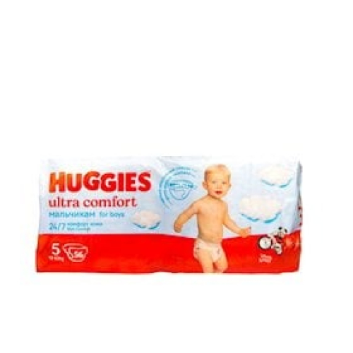 Oğlanlar üçün bezlər Huggies Ultra Comfort 5 56 əd 