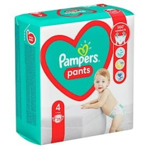 Uşaq bezi-tuman Pampers Pants Ölçü 4 (9-15 kq) 25 əd 