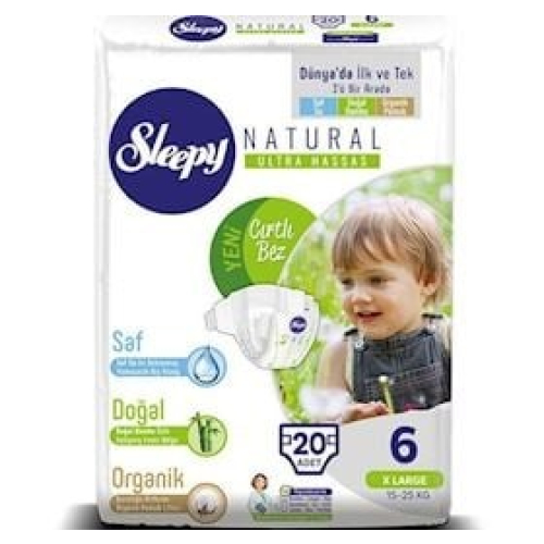 Uşaq bezləri Sleepy Eco Jumbo №6 15-27 kq, 32 əd