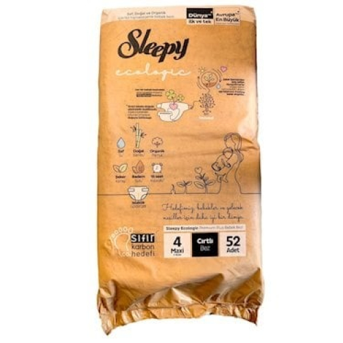 Uşaq bezləri Sleepy Ecologic Jumbo, N4, 7-16 kq, 52 ədəd