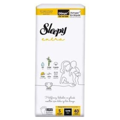 Uşaq bezləri Sleepy Ecologic Jumbo N5, 11-20 kq, 40 ədəd