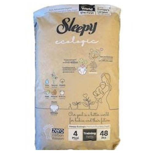 Uşaq bezləri Sleepy Tuman Ecologic Maxi, N4, 7-14 kq, 48 ədəd