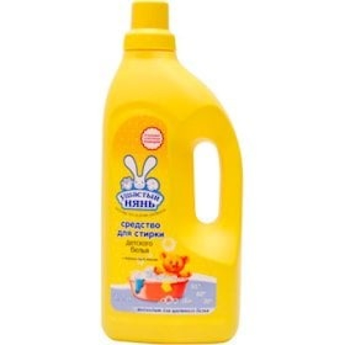 Uşaq paltarı üçün Ушастый нянь yuyucu geli, universal, gül ətirli, 1200 ml