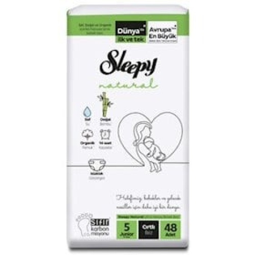 Uşaq bezi Sleepy Natural Jumbo 11-18 kg N5 48 ədəd