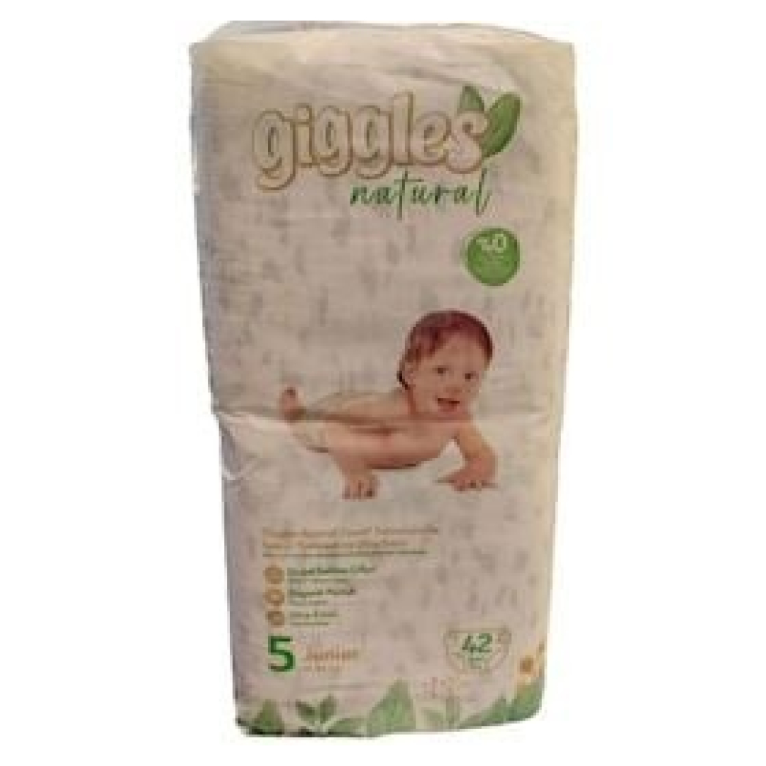 Uşaq bezi Giggles Natural Jumbo pack N5 mini 11-25 kg 42 ədəd