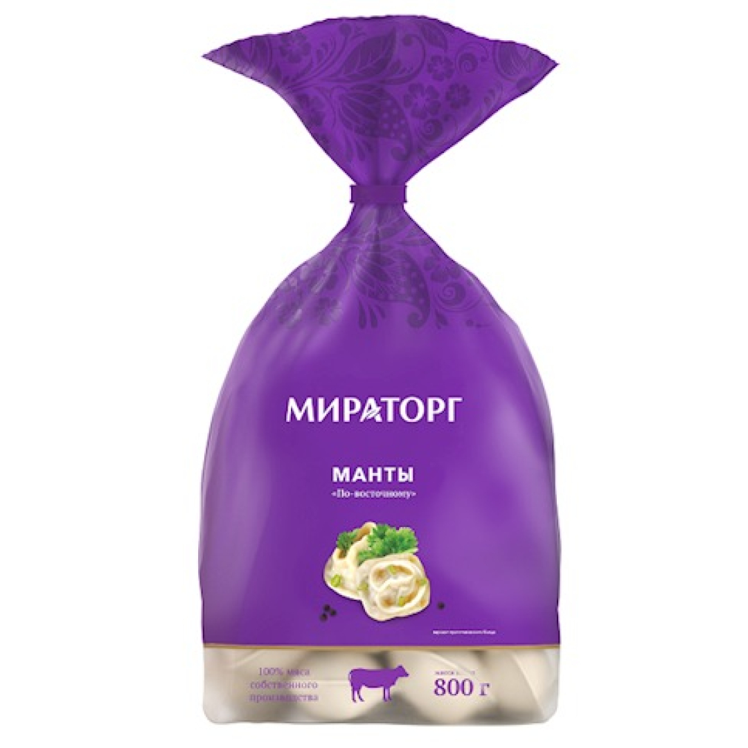 Mal əti ilə şərq mantısı Мираторг 800 q