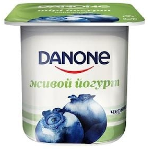 Qaragilə ilə yoqurt Danone 120 q