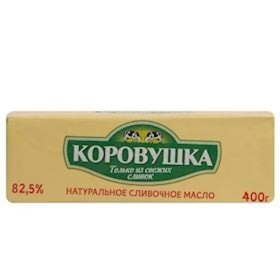 Kərə yağı Коровушка Təbii 400 q