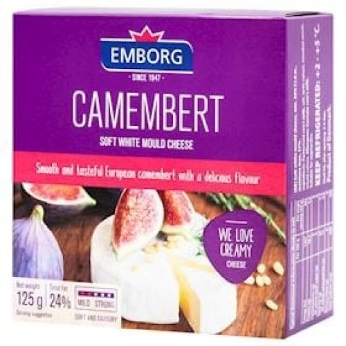 Pendir Camembert Emborg 125 q