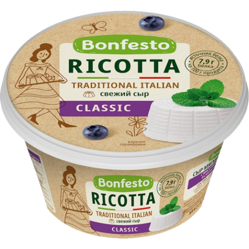 Rikotta pendiri Bonfesto Ricotta 50% 500 q