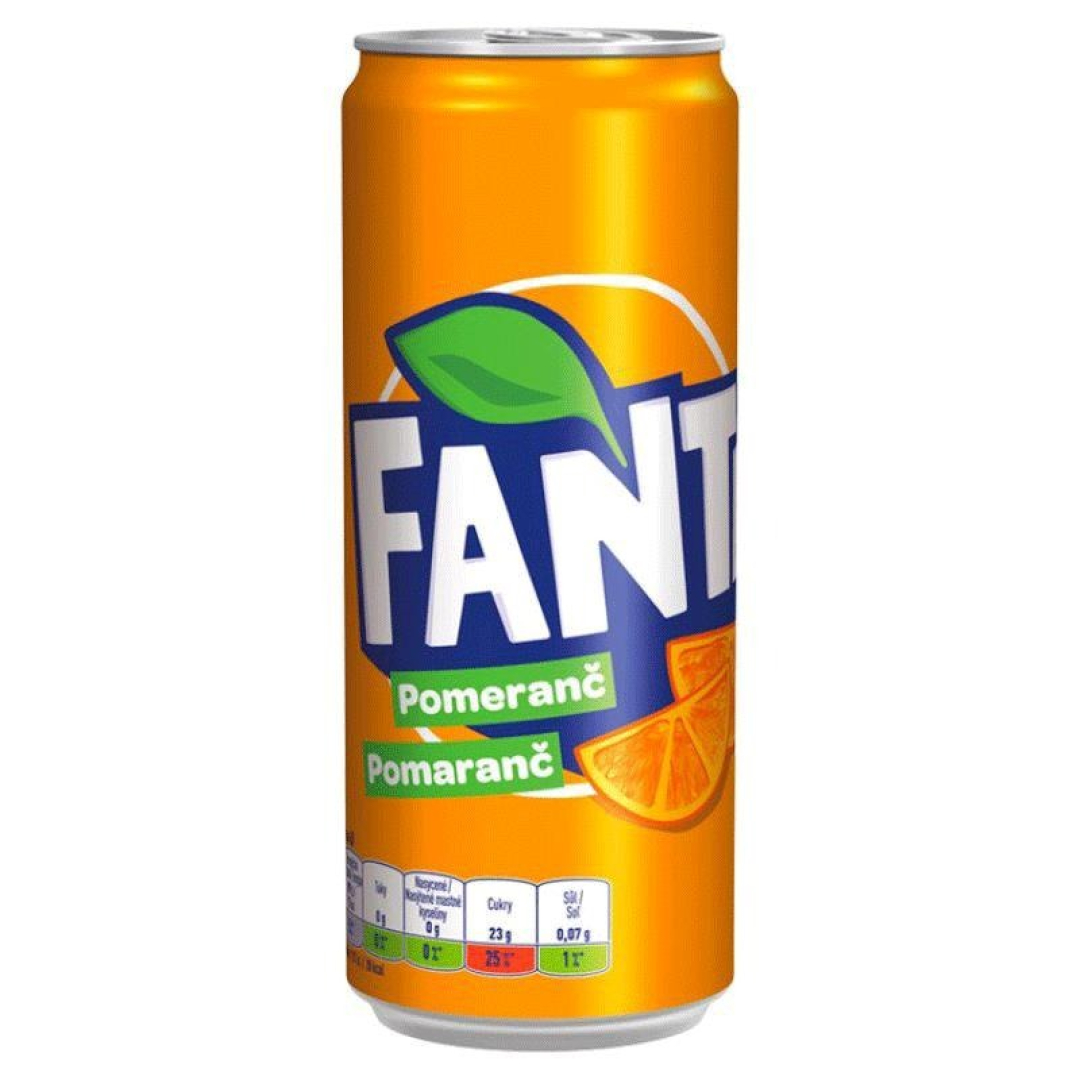 Fanta orange banka 330 ml