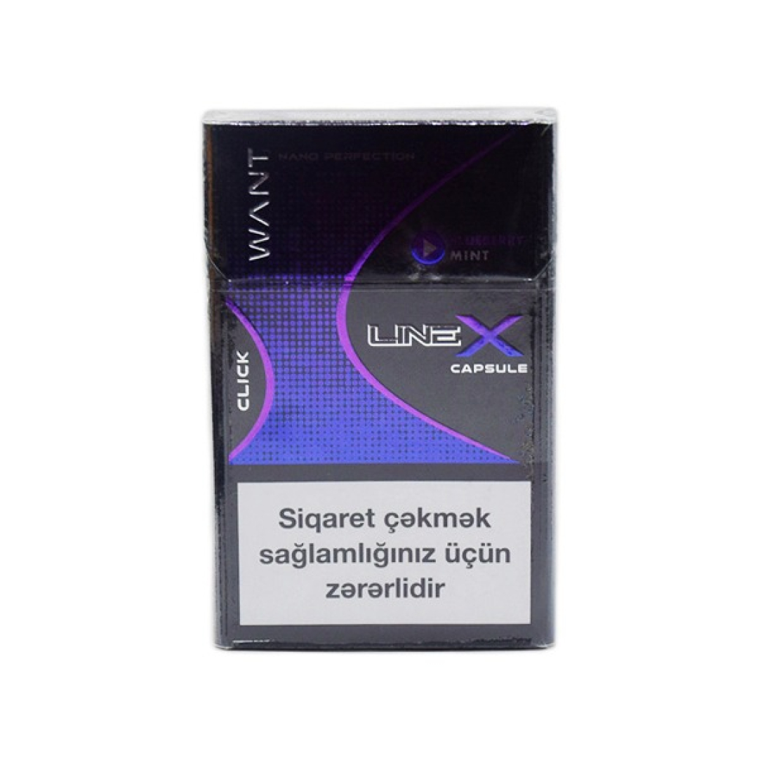 Siqaret Want Line X Compact Blueberry Mint