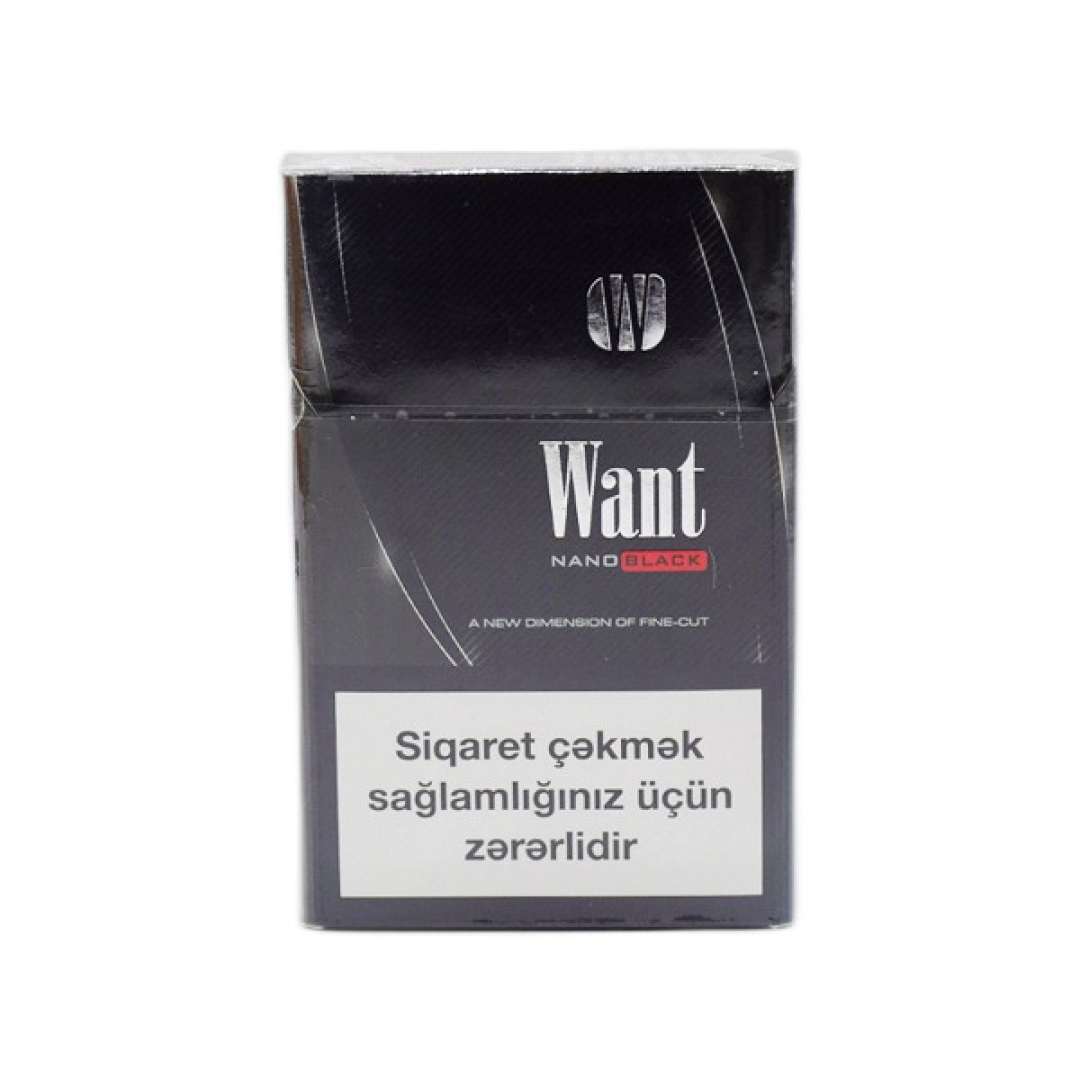 Siqaret Want Nano Black Nazik