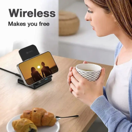 Simsiz Şarj Celly 1HORA 15W Wireless Charger Stand Dual GAR157 Black