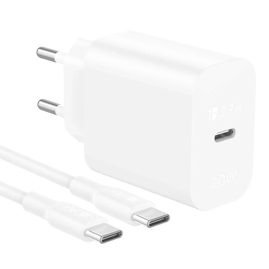 Adapter 1HORA 20W Fast Charger + Type C GAR153 White