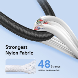 1HORA Cable Type C To Type C 3A 1M CAB272 Black