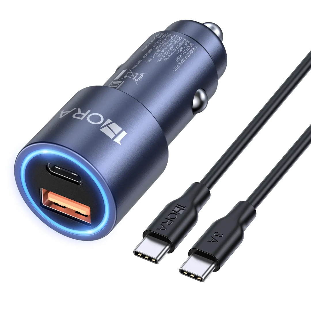 Adapter 1HORA Fast Charger Auto Charger 38W GAR241 Grey