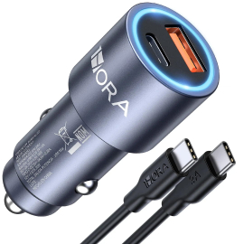 Adapter 1HORA Fast Charger Auto Charger 38W GAR241 Grey
