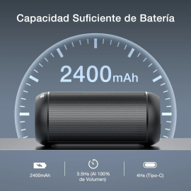 Dinamik 1HORA LED Portable Bluetooth Speaker BOC242 Black