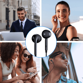 Qulaqlıq 1HORA Wired Earbuds 3.5mm AUT122 Black