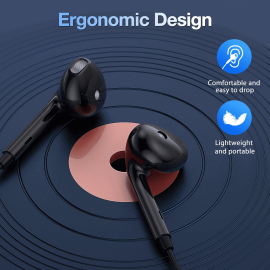 Qulaqlıq 1HORA Wired Earbuds 3.5mm AUT122 Black