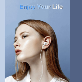 Qulaqlıq 1HORA Wired Earbuds 3.5mm AUT123 White