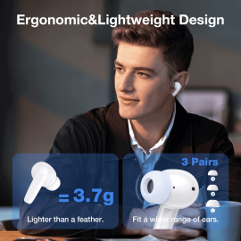Qulaqlıq 1HORA Wireless Earphones AUT207 White