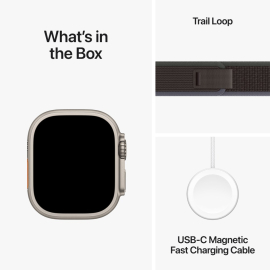 Smart saat Apple Watch Ultra 2 49 mm Titanium Blue/Black Trail Loop