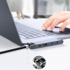 Hub Baseus Thunderbolt C+Pro 7in1 Smart HUB Docking Station CAHUB-L0G