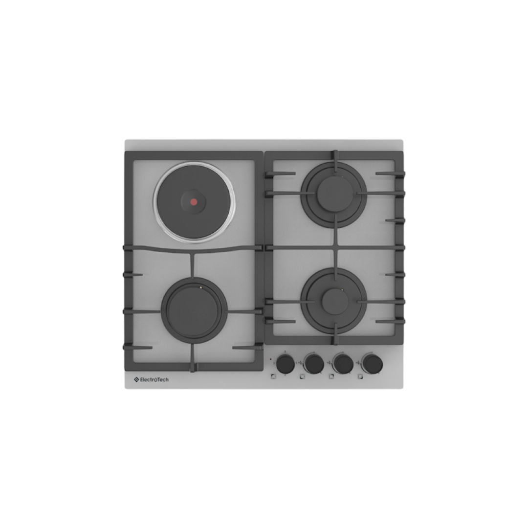 Plitə Electrotech Karyna 60 3G1HP Grey Glass