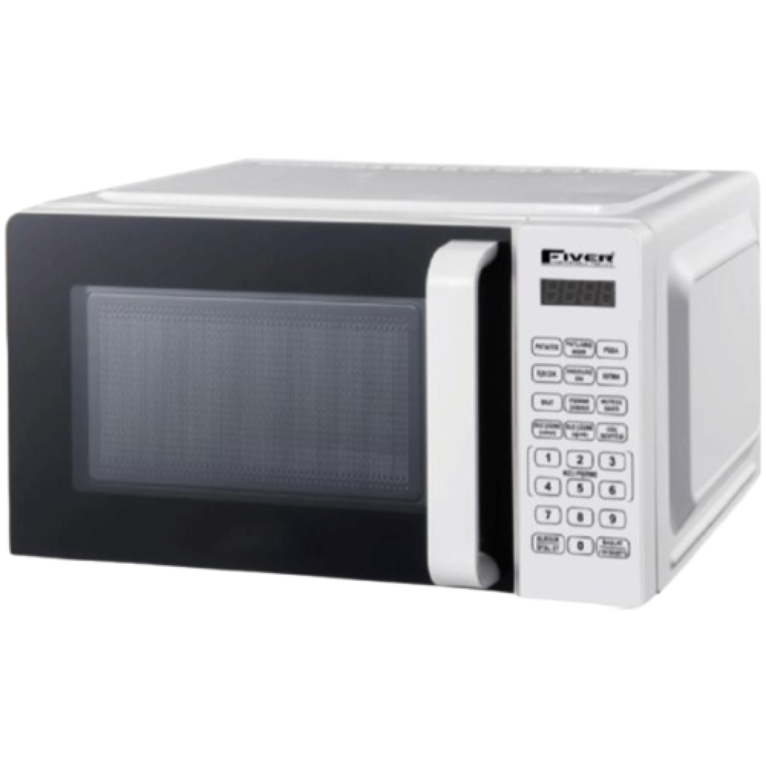 Mikrodalğalı soba Fiver camlı pro white