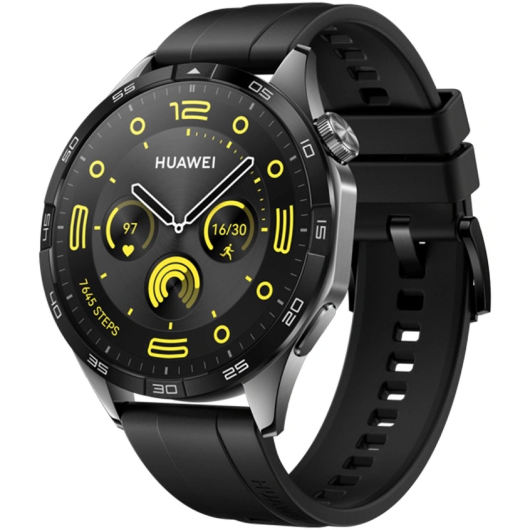 Smart saat HUAWEI Watch GT 4 46mm Black Fluoroelastomer