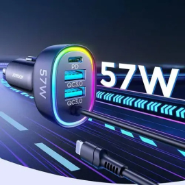 Adapter Joyroom Car Charger PD 57W 2USB 4in1 JR-CL20