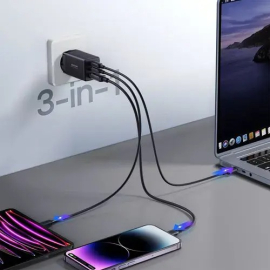 Adapter Joyroom Charger PD 65W 2PD+USB C TCG01