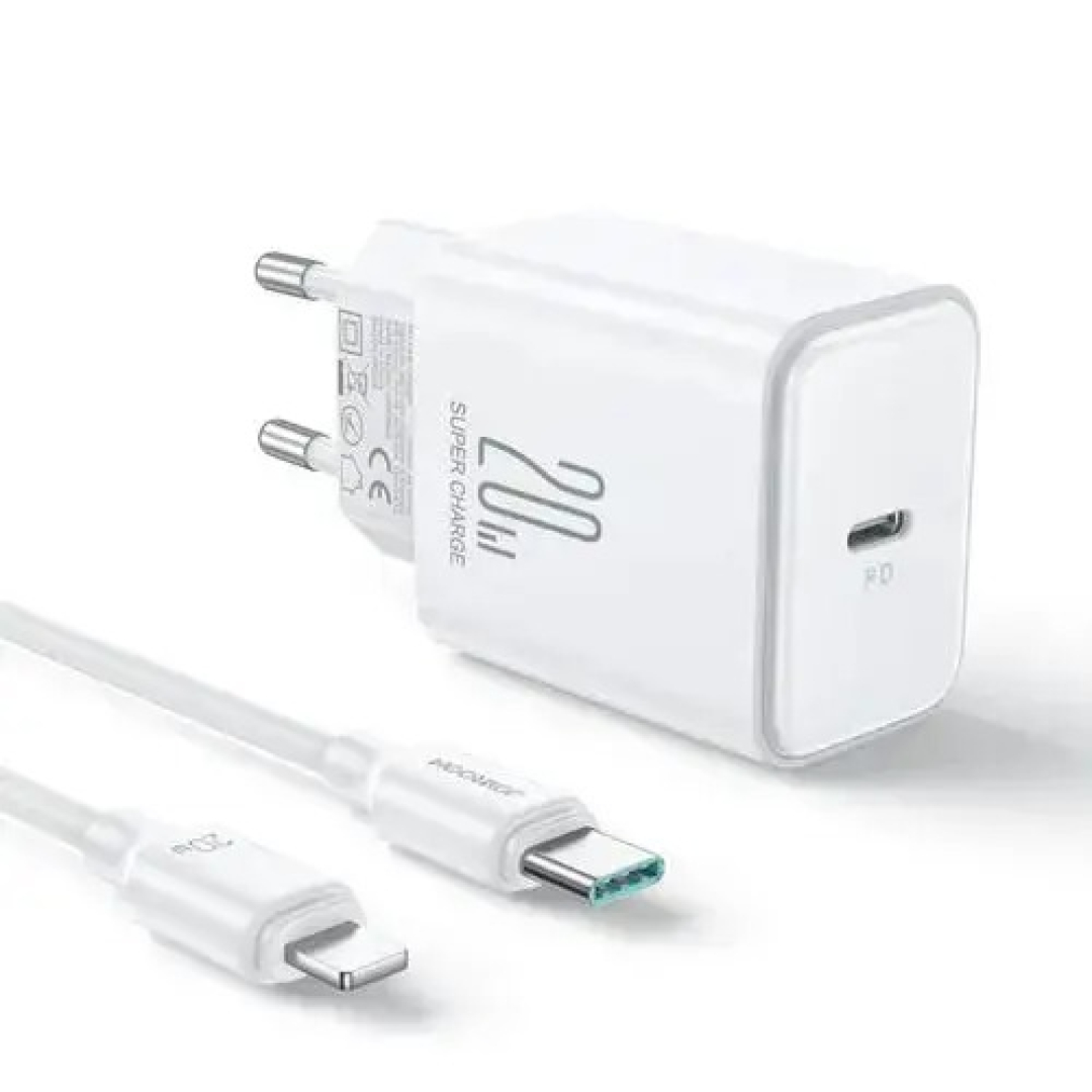 Adapter JOYROOM JR-TCF06 L WH 20W CHARGER