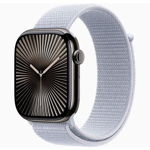 Smart saat Apple Watch Series 10 42mm Silver with Blue Cloud Sport Loop