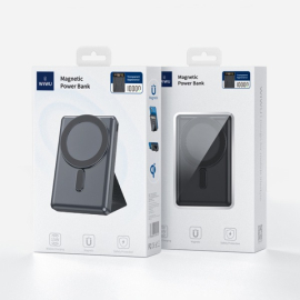 PowerBank WiWU 10000MAh Magnetic with Stand JC-20 Black