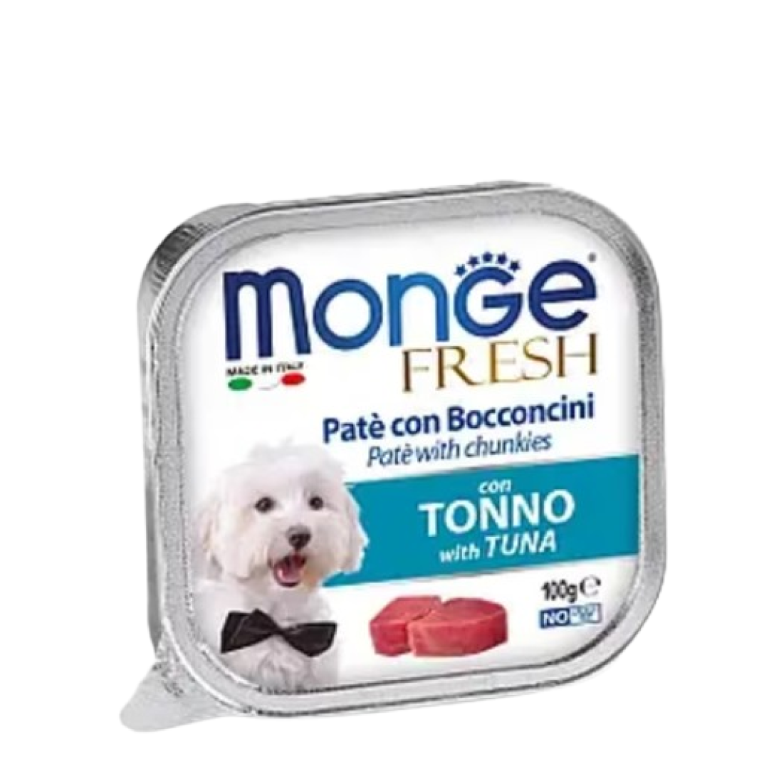 Konservləşdirilmiş Yemək Monge İtlər üçün Tuna Balığı 100qr