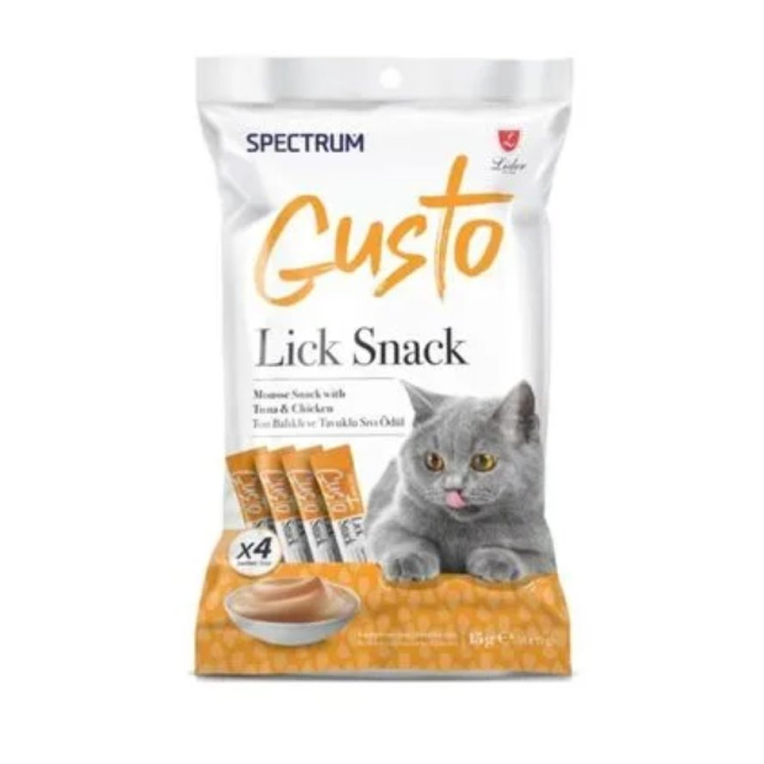 Lick Snack Tuna Baliqli ve Toyuqlu Sıvı Ödül 4x15 qr (0878)