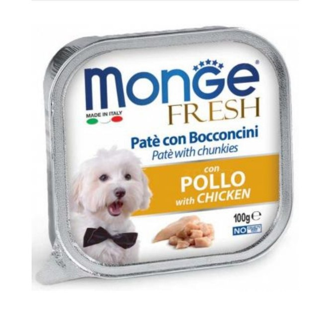 Monge İtlər üçün Toyuq Pastasında Təzə Yumşaq Parçalar
